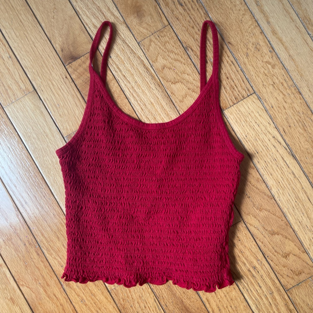 Red Used Tank Top